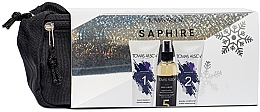 Парфумерія, косметика Набір - Tomas Arsov Sapphire Set (shampoo/250ml + cond/250ml + h/keratin/200ml + bag/1pcs)
