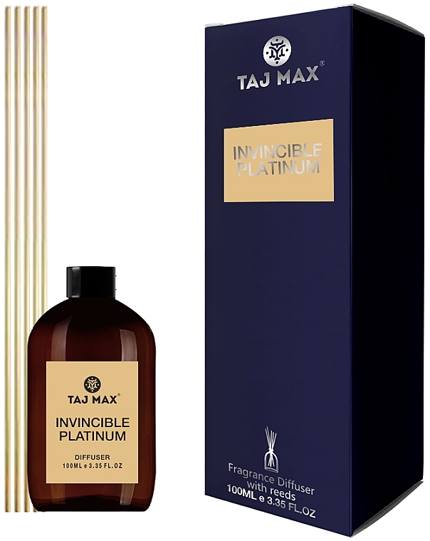 Аромадиффузор - Taj Max Invincible Platinum Fragrance Diffuser — фото N1