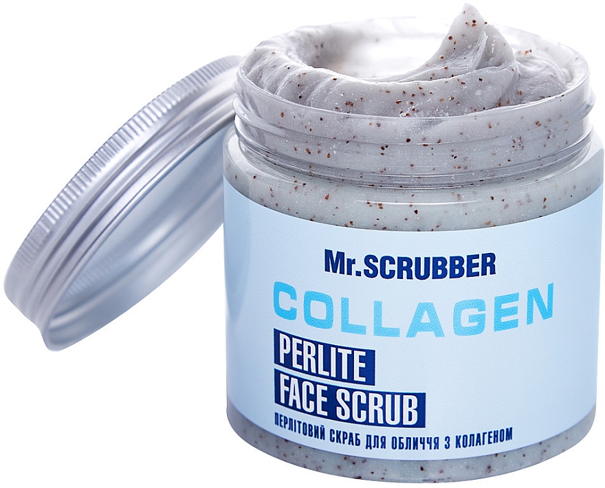 Перлитовый скраб для лица с коллагеном - Mr.Scrubber Collagen Perlite Face Scrub — фото N1