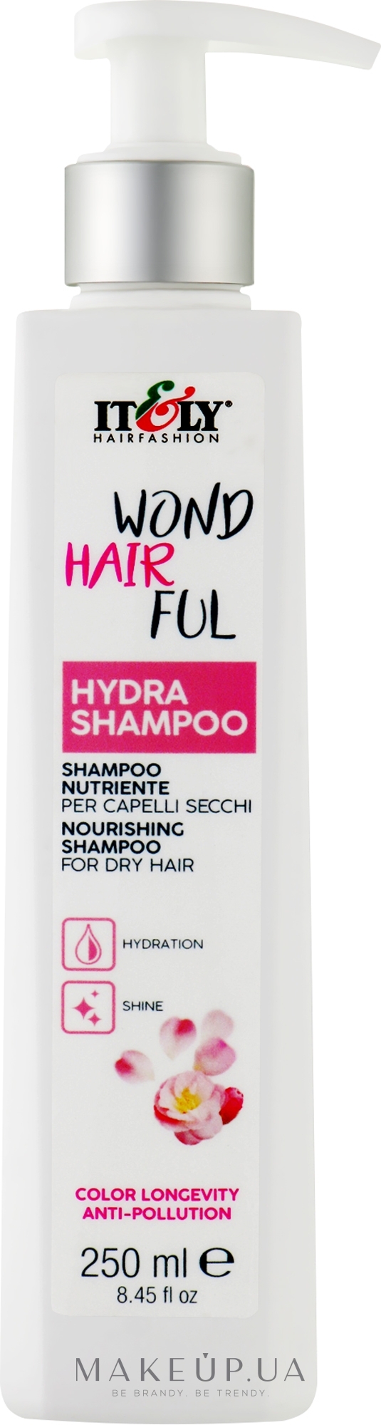 Питательный шампунь для волос - Itely Hairfashion WondHairFul Hydra Shampoo — фото 250ml