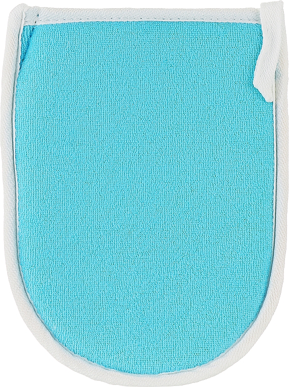 Губка-перчатка для ванны "Сизаль", голубая - York — фото N2