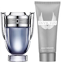 Духи, Парфюмерия, косметика Paco Rabanne Invictus Set - Набор (edt/100ml + sh/gel/100ml)