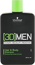 Набір - Schwarzkopf Professional [3D] Men'19 Set (sham/250ml + glay/100ml + pounch) — фото N3
