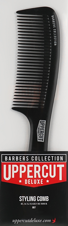 Расческа для укладки BB7 - Uppercut Deluxe Styling Comb BB7 Black  — фото N1