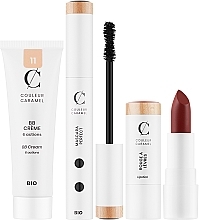Праздничный набор №7 - Couleur Caramel (bb/cr/30ml + mascara/6ml + lipstick/3.5g) — фото N1
