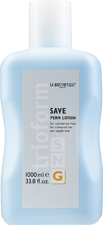 Лосьйон для щадної хімічної завивки фарбованого волосся - La Biosthetique TrioForm Save G — фото N1