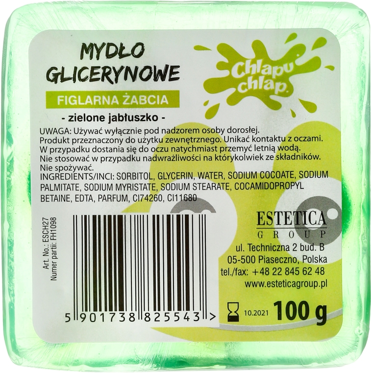 Глицериновое мыло "Лягушка" - Chlapu Chlap Glycerine Soap — фото N2