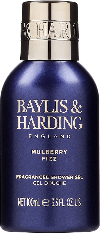 Набор - Baylis & Harding Mulberry Fizz Trio Gift Set (sh/g/100 + b/lot/100ml + sh/cr/100ml) — фото N3