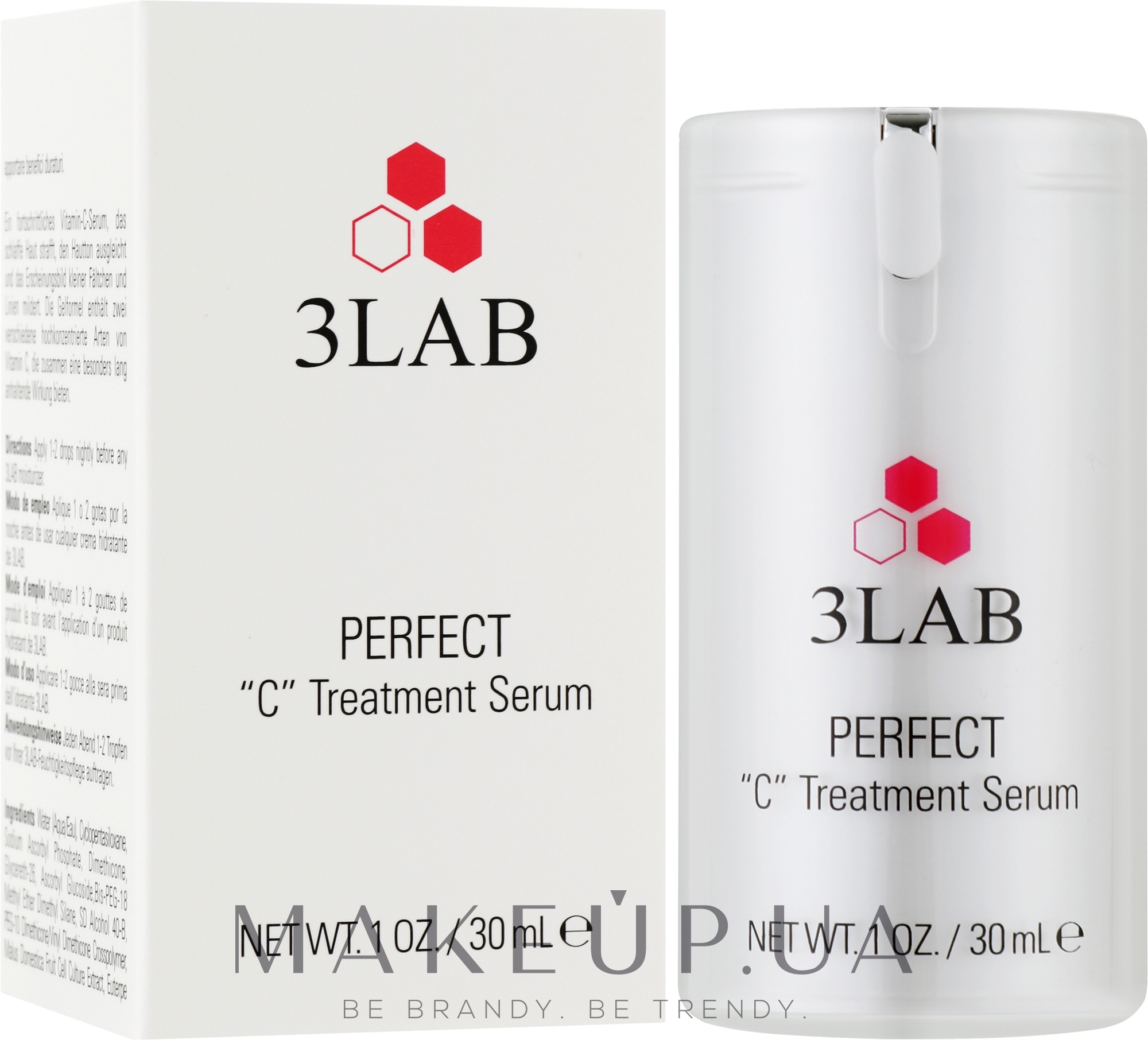 Сироватка з вітаміном С для обличчя - 3Lab Perfect C Treatment Serum — фото 30ml