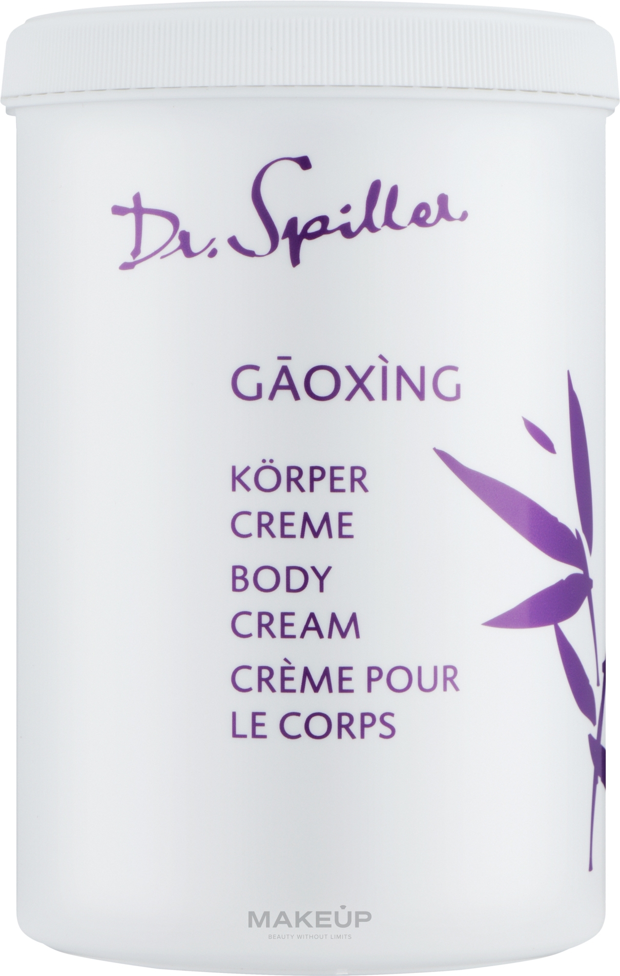 Крем для тела - Dr. Spiller Gaoxing Body Cream — фото 1000ml