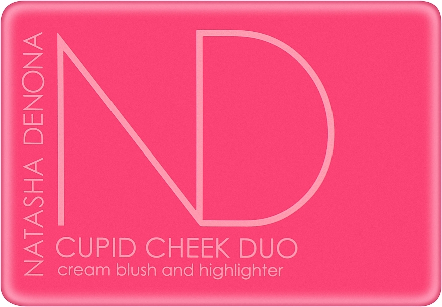 Палітра для обличчя "Рум'яна і хайлайтер" - Natasha Denona Cupid Cheek Duo — фото N2