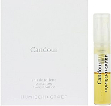 Парфумерія, косметика Humiecki & Graef Candour - Туалетна вода (пробник)