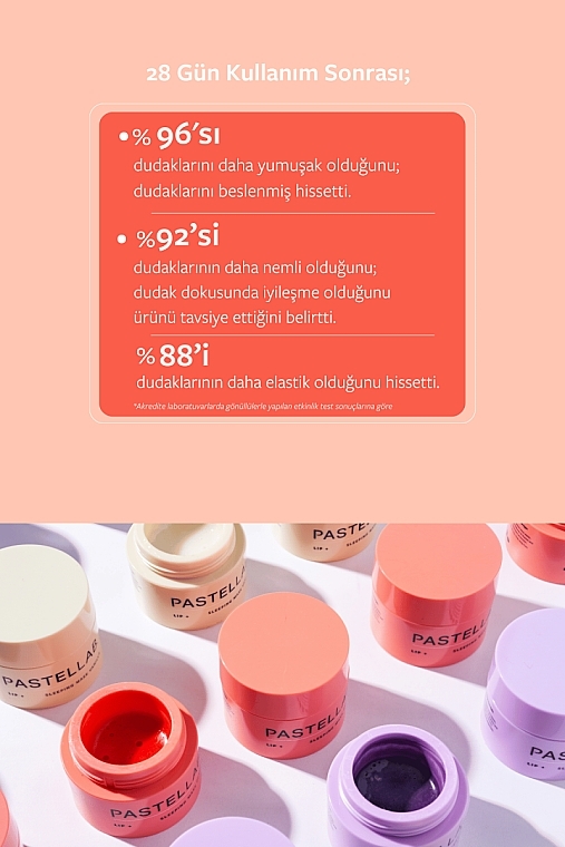 Ночная маска для губ "Персик" - Pastel Lab. Lip Sleeping Mask Peach — фото N7