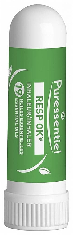 Ингалятор с 19 эфирными маслами - Puressentiel Resp OK Inhaler with 19 Essential Oils — фото N1