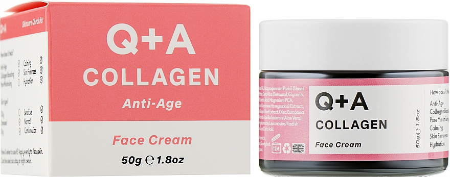 Крем для лица с коллагеном - Q+A Collagen Face Cream — фото N2