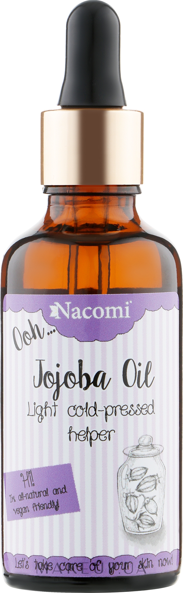 Олія жожоба з піпеткою - Nacomi Jojoba Oil — фото 50ml