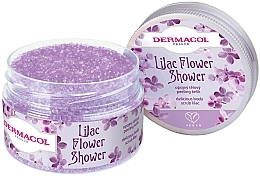 Скраб для тіла "Бузок" - Dermacol Lilac Flower Shower Delicious Body Scrub — фото N1
