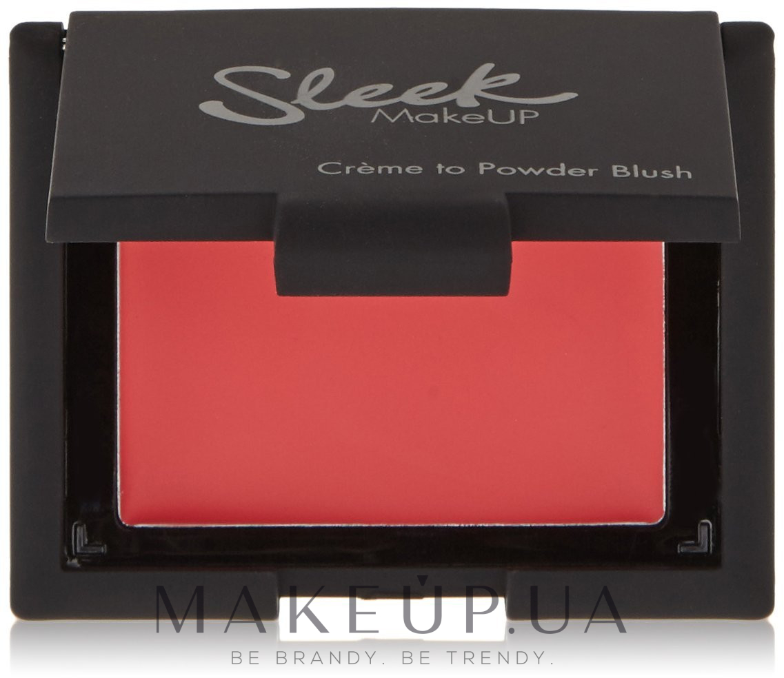 Кремові рум'яна для обличчя - Sleek MakeUP Creme to Powder Blush — фото 079 - Crimson