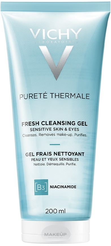 Освежающий очищающий гель для всех типов кожи, даже чувствительной - Vichy Purete Thermale Fresh Cleansing Gel — фото 200ml