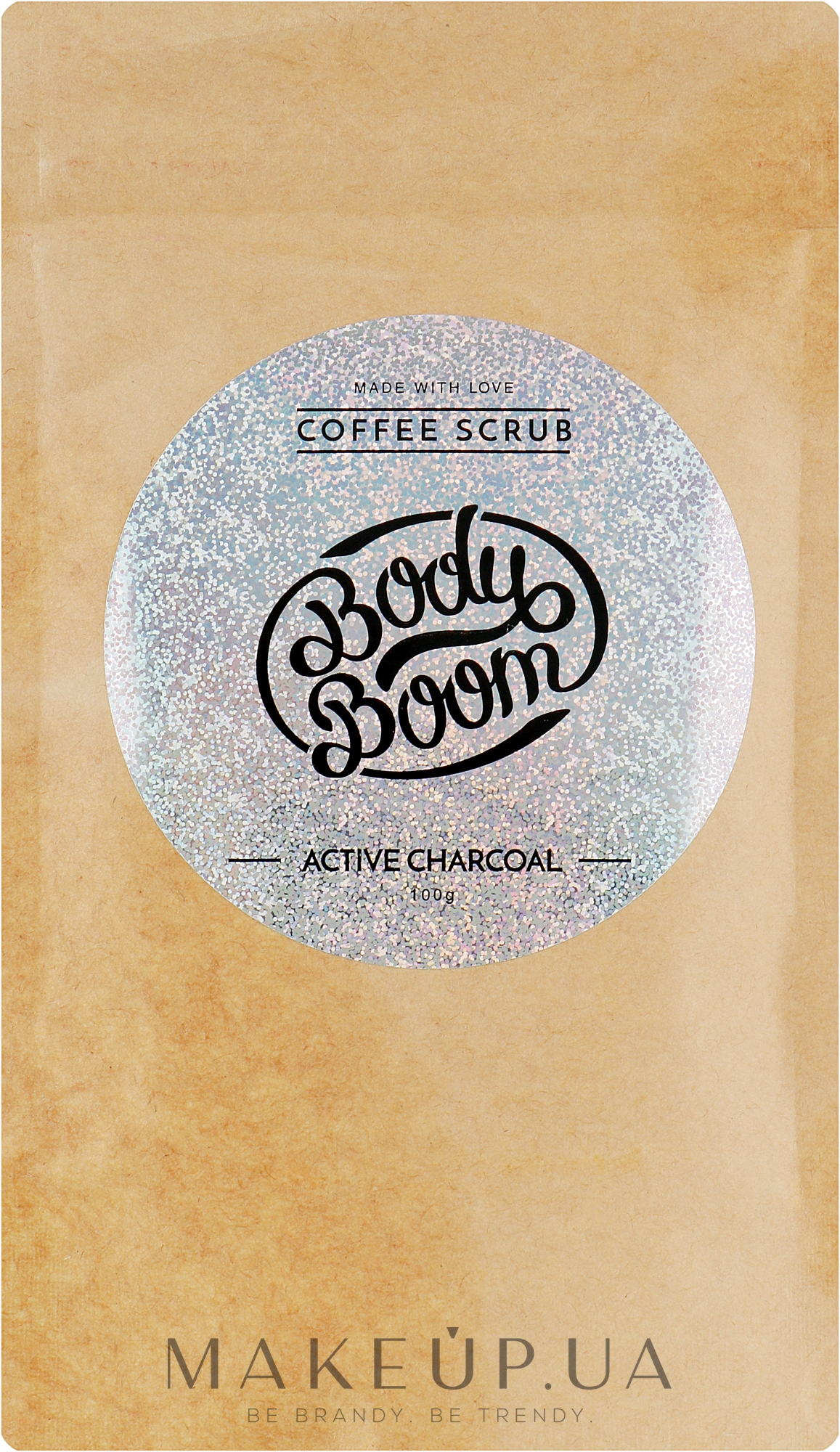 Скраб для тела с активированным углем - BodyBoom Active Charcoal Coffee Scrub — фото 100g