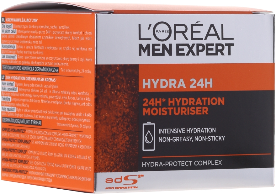 Зволожувальний крем для обличчя - L'Oreal Paris Men Expert Hydra 24h Face Cream — фото N4