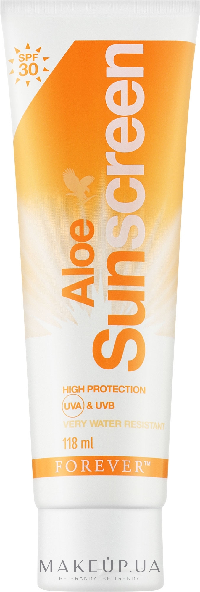 Солнцезащитный крем SPF 30 - Forever Living Aloe Sunscreen — фото 118ml