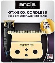 Ніж для тримера T-Outliner Li - Andis Gold GTX-EXO 74110 Cordless Blade — фото N1