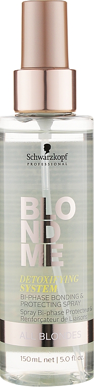 Двухфазный спрей для волос - Schwarzkopf Professional BlondMe Bi-Phase Bonding & Protection Spray — фото N1