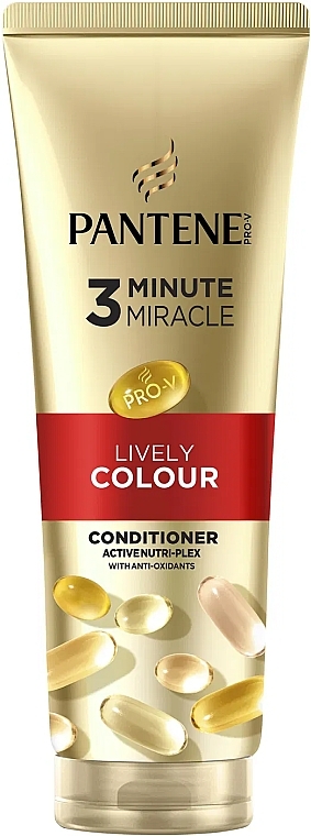 Кондиционер для волос - Pantene Pro-V Lively Colour 3 Minute Miracle Conditioner — фото N1