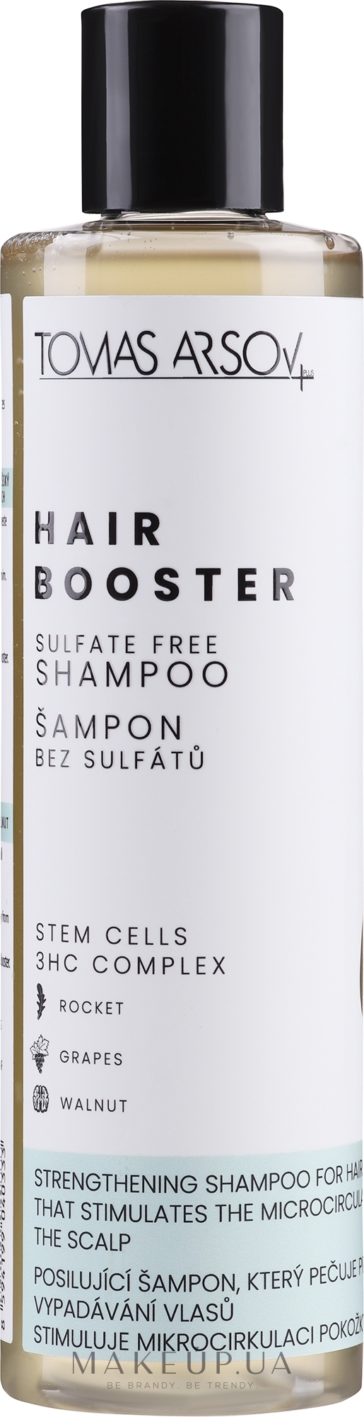 Укрепляющий шампунь против выпадения волос - Tomas Arsov Hair Booster Sulfate Free Shampoo — фото 250ml