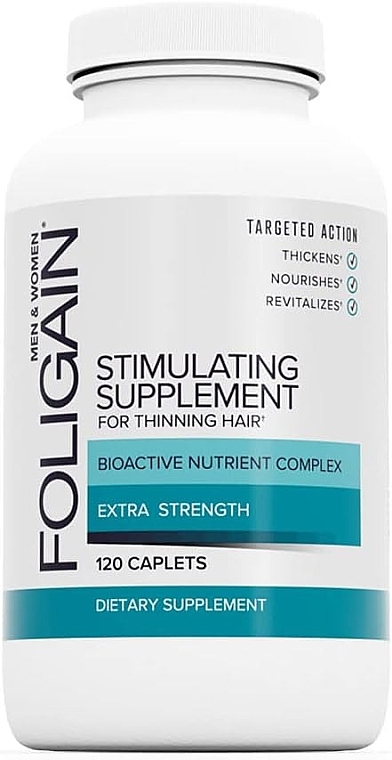 Харчова добавка для зміцнення волосся - Foligain Stimulating Supplement For Thinning Hair — фото N1
