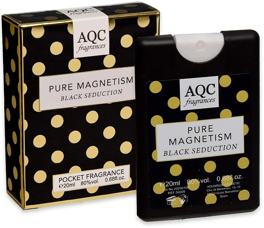 AQC Fragrances Pure Magnetism Black Seduction - Туалетная вода — фото N2