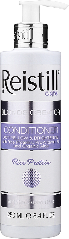 Кондиціонер для нейтралізації жовтизни фарбованого та світлого волосся - Reistill Blonde Creator Conditioner — фото N1