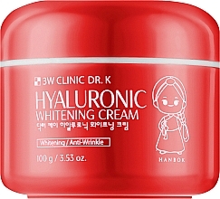 Крем для обличчя - 3W Clinic Dr.K Hyaluronic Whitening Cream — фото N1