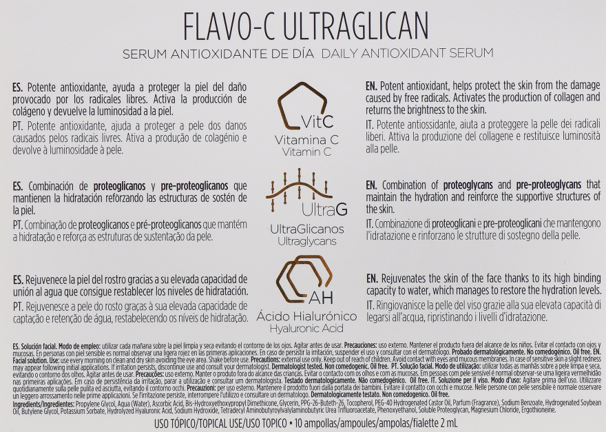 Сыворотка для лица дневная - Isdin Isdinceutics Flavo C Ultraglican Serum Antioxidante De Dia — фото N3