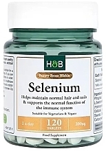 Пищевая добавка "Селен", 200 мг, 120 шт. - Holland & Barrett Selenium 200mg — фото N1