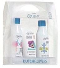 Парфумерія, косметика Набір - Mades Cosmetics Signature Dutch Flowers (sh/cr/100ml + b/lot/100ml + h/cr/75ml)