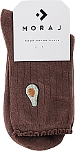 Парфумерія, косметика Шкарпетки жіночі високі, 1 пара, коричневі - Moraj