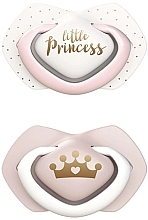 Духи, Парфюмерия, косметика Пустышка силиконовая симметричная "Royal Baby", 6-18 месяцев, розовая - Canpol Babies