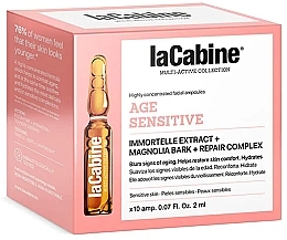 Ампулы для лица омолаживающие для чувствительной кожи - La Cabine Age Sensitive Ampoules — фото N2