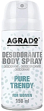 Парфумерія, косметика Дезодорант-спрей "Чистий тренд" - Agrado Pure Trendy Deodorant Body Spray