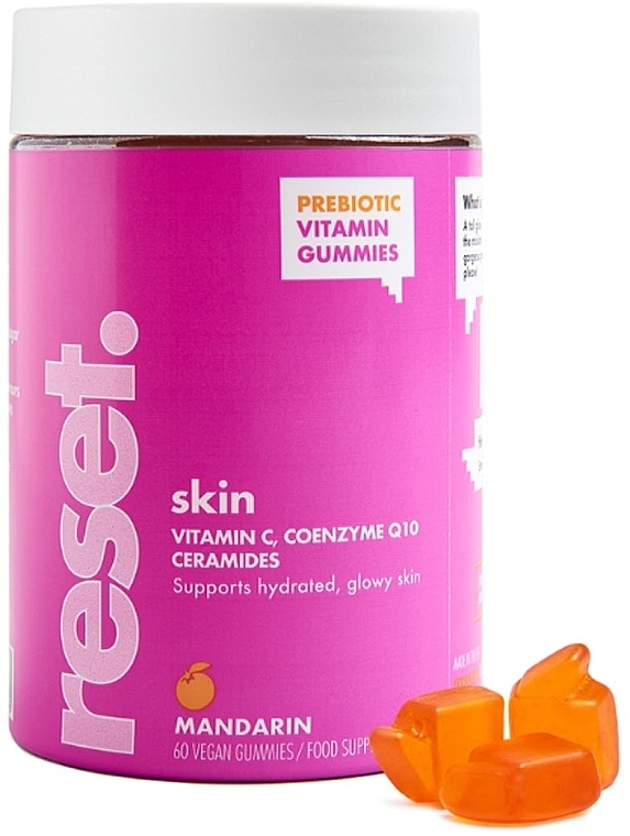 Пищевая добавка "Skin" - Reset Skin Vitamins Skin Prebiotic Gummies — фото N1