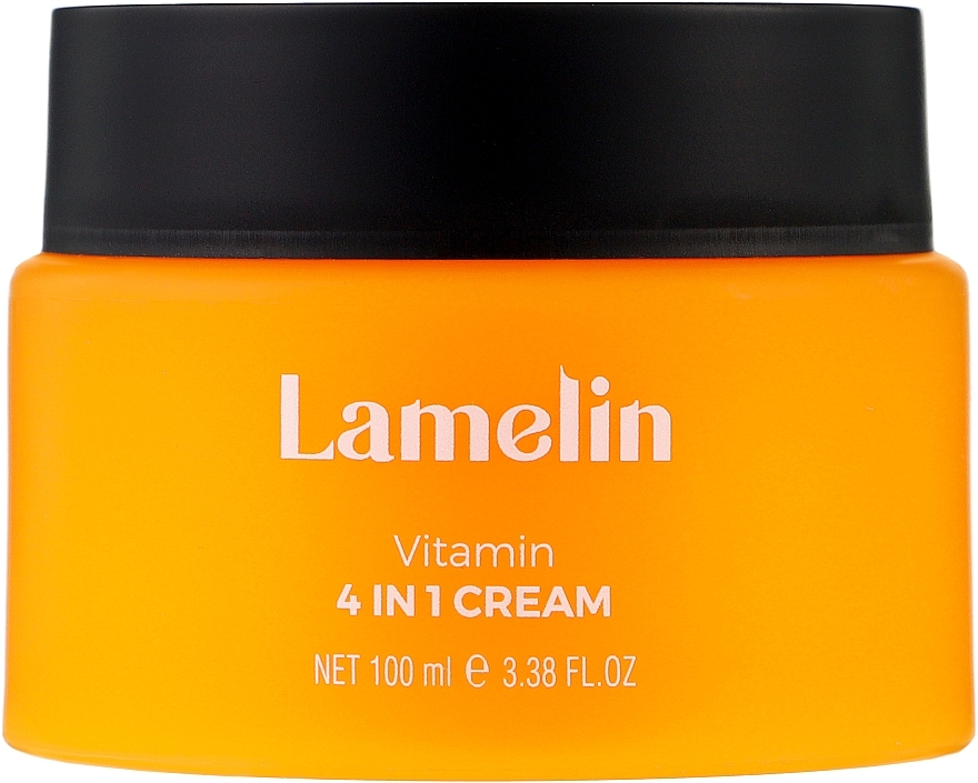 Вирівнювальний крем для обличчя з вітаміном С 4 в 1 - Lamelin Vitamin 4-In-1 Cream — фото N1