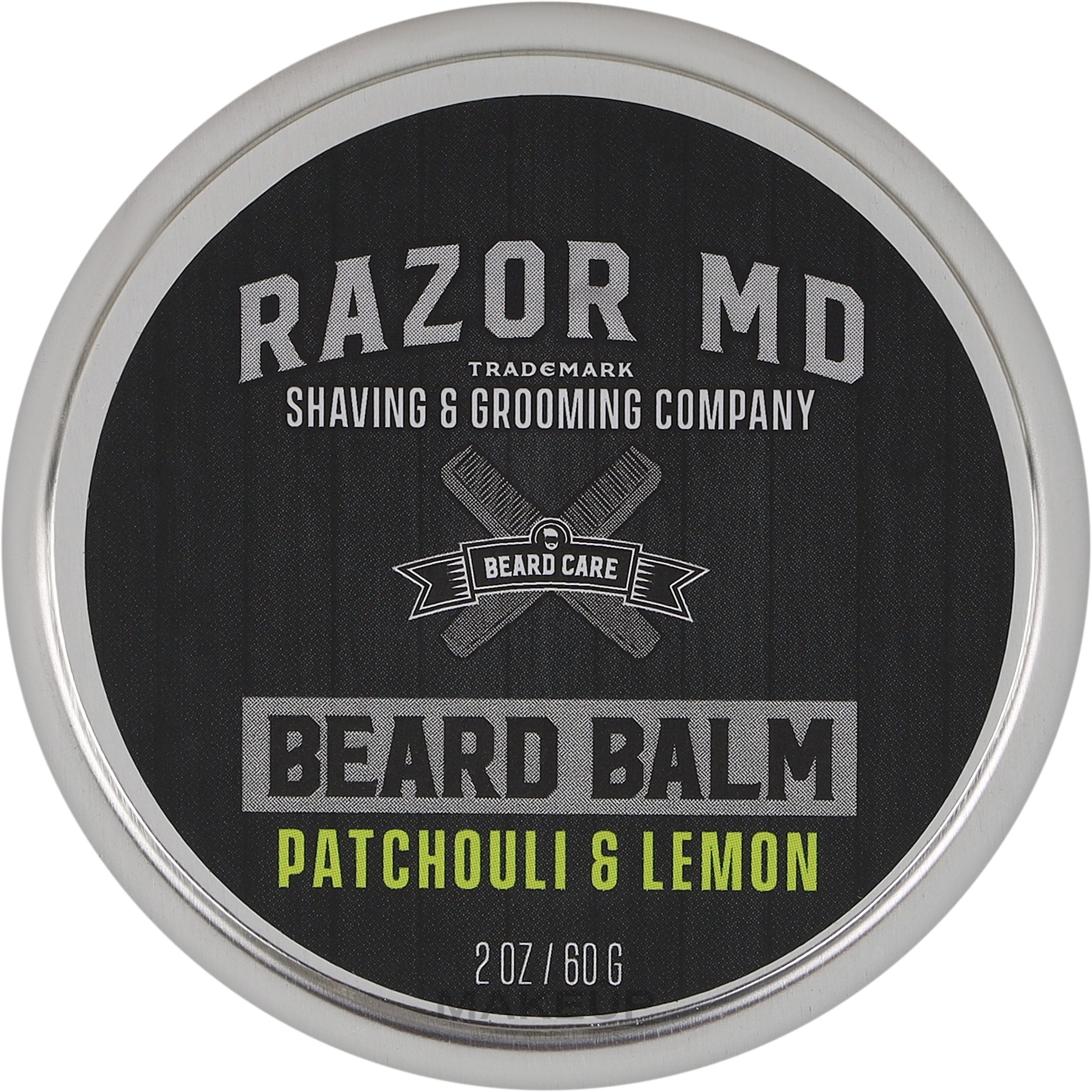 Бальзам для бороди пачулі та лимон - Razor MD Beard Balm Patchouli & Lemon — фото 60g