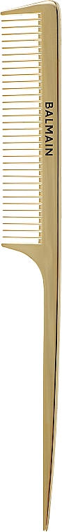Профессиональная золотая расческа - Balmain Paris Hair Couture Golden Tail Comb