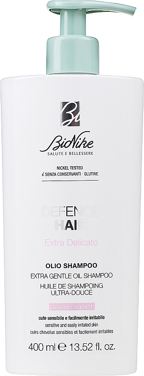 Масляный шампунь для чувствительной кожи головы - BioNike Defence Hair Extra Gentle Oil Shampoo — фото N1