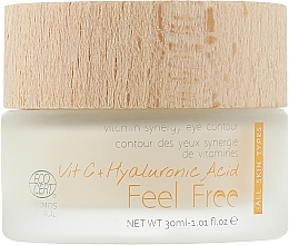 Крем для шкіри навколо очей з вітаміном С - Feel Free Vit C + Hyaluronic Acid Vitamin Synergy Eye Contour Cream — фото N1