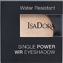 Тіні для повік - IsaDora Single Power WR Eyeshadow — фото N1