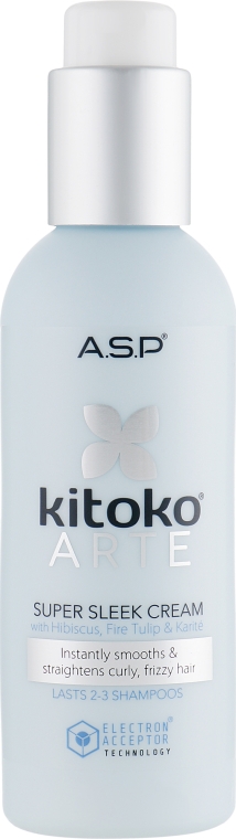 Суперрозгладжувальний крем для волосся - ASP Kitoko Arte Super Sleek Cream — фото N2