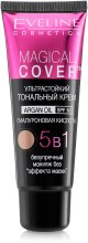 Духи, Парфюмерия, косметика Ультрастойкий тональный крем 5в1 - Eveline Cosmetics Magical Cover 5in1 Long Lasting Covering Foundation Argan Oil 16h SPF 10